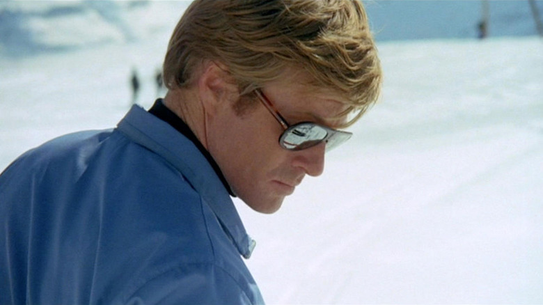 Robert Redford skiing