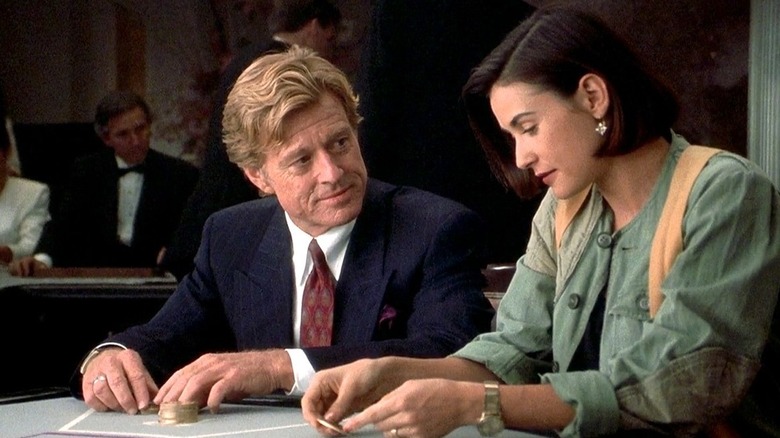 Robert Redford with Demi Moore