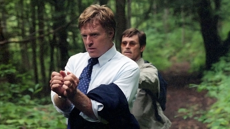 Robert Redford and Willem Dafoe