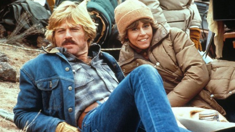 Robert Redford wearing denim