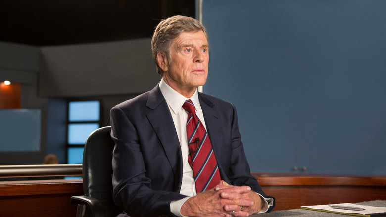 Robert Redford playing Dan Rather