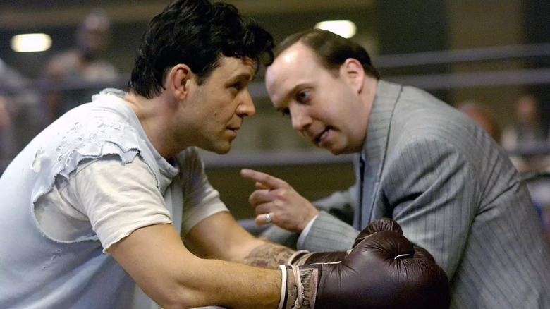 Russell Crowe and Paul Giamatti in Cinderella Man