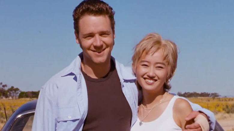 Russell Crowe and Yûki Kudô in Heaven's Burning