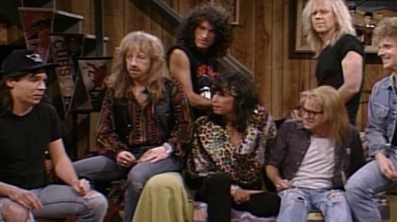 Wayne's World hosts Aerosmith