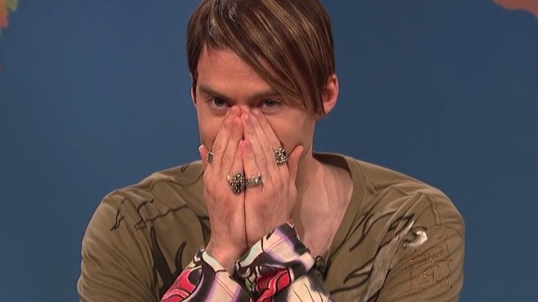 Bill Hader smiles as Stefon