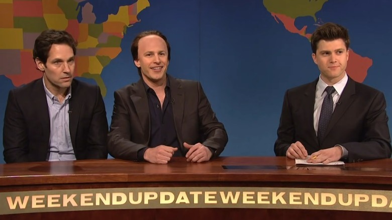 Paul Rudd, Andy Samberg, and Colin Jost