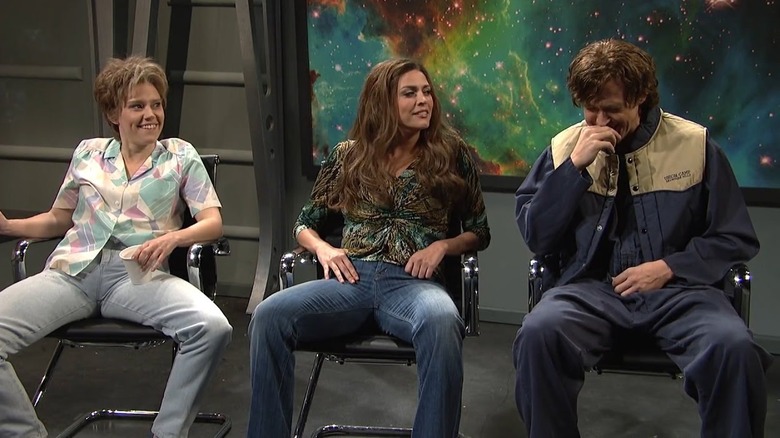 Kate McKinnon, Cecily Strong, and Ryan Gosling break