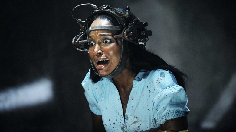 Unhappy woman Saw VI