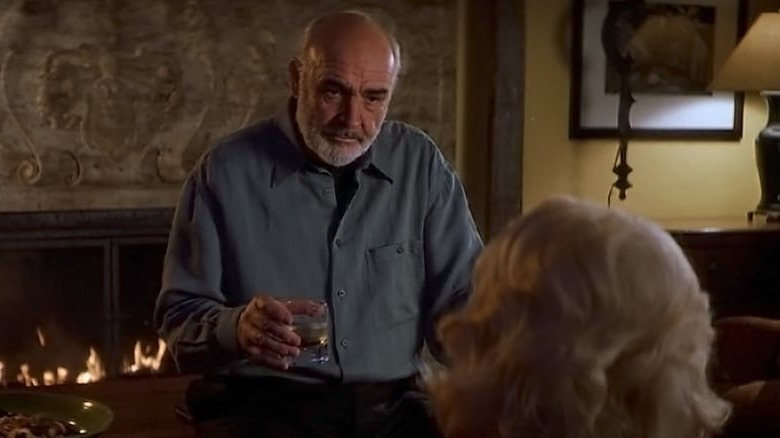 Sean Connery raises a glass