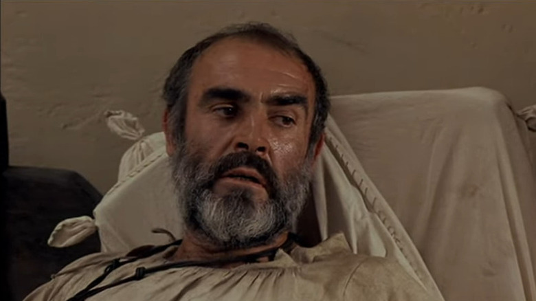 Connery in bed