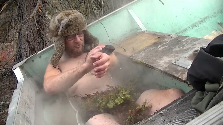 Shawn Helton's arctic hot tub