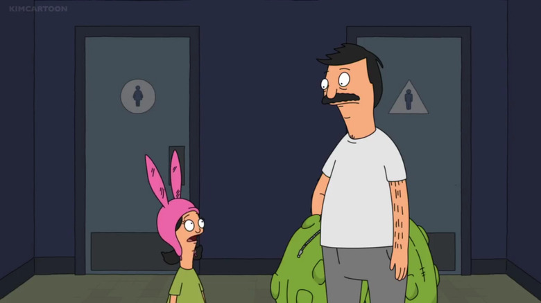 Louise and Bob at sleepover