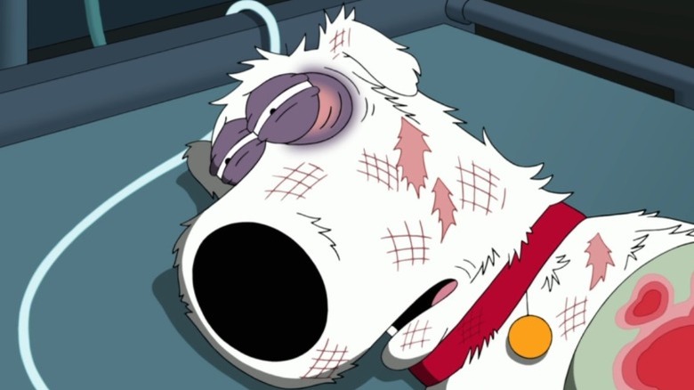 Brian Griffin dying