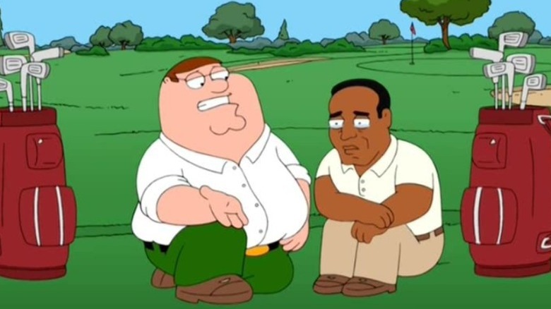 Peter Griffin and O.J. Simpson