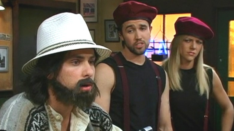 Charlie dressed as Serpico