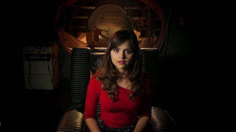 Clara Oswald inside the Dalek