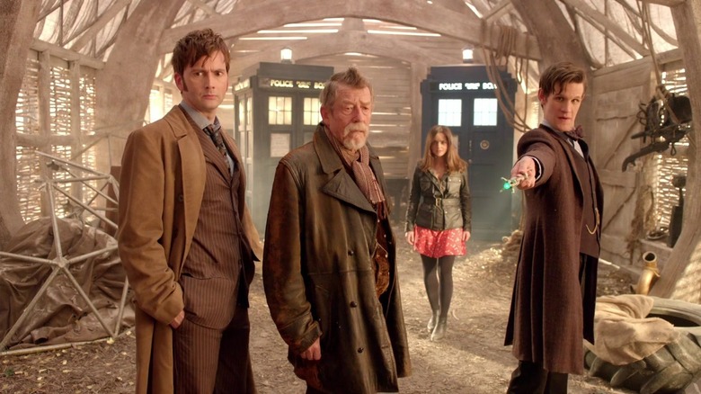 Eleventh Doctor, Tenth Doctor, and War Doctor