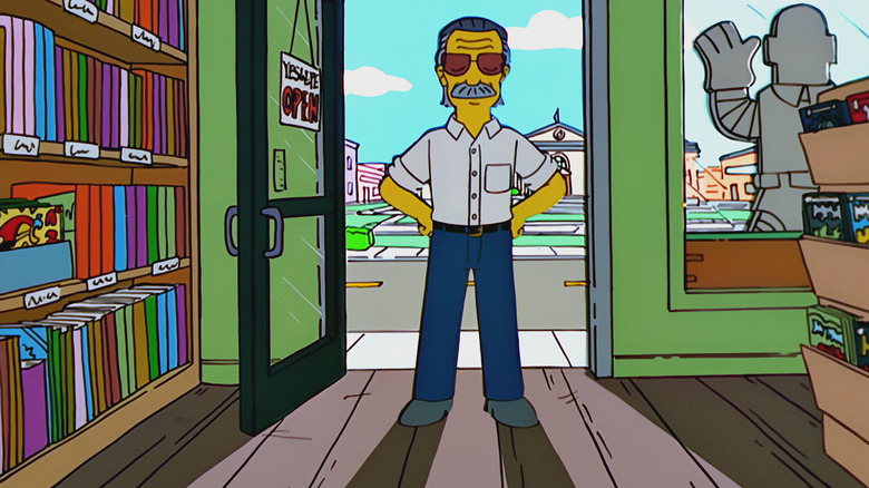 Stan Lee in his guest appearance 