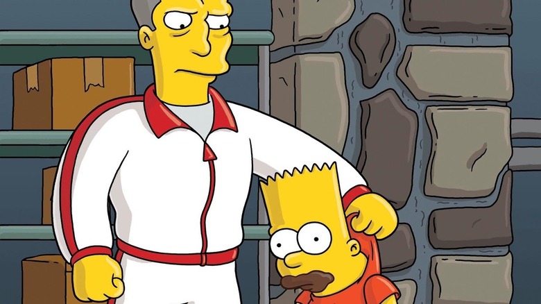 Bart Simpson gets some brutal training