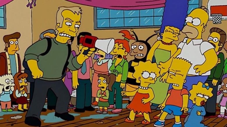 Jack Bauer confronts The Simpsons