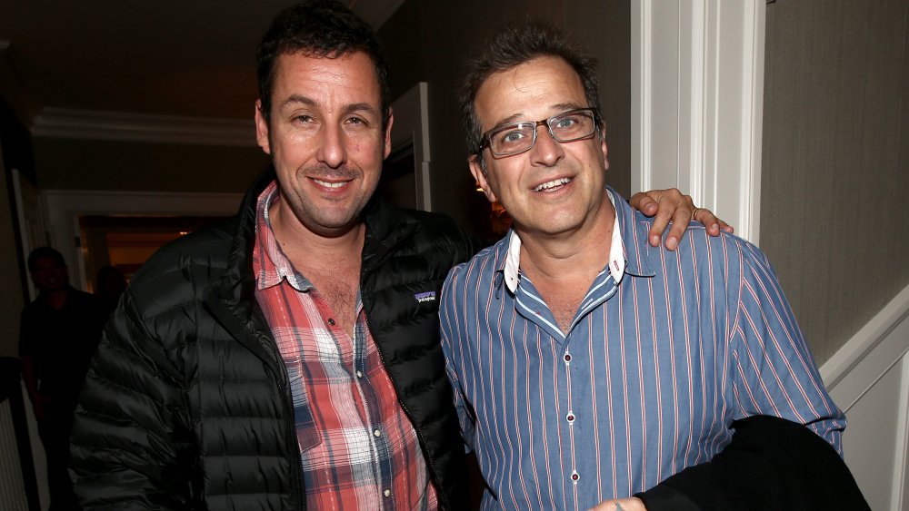 Allen Covert with Adam Sandler