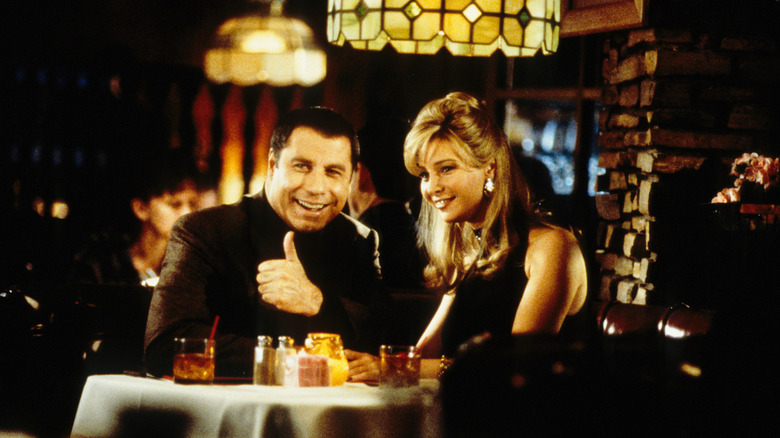 John Travolta and Lisa Kudrow out at dinner