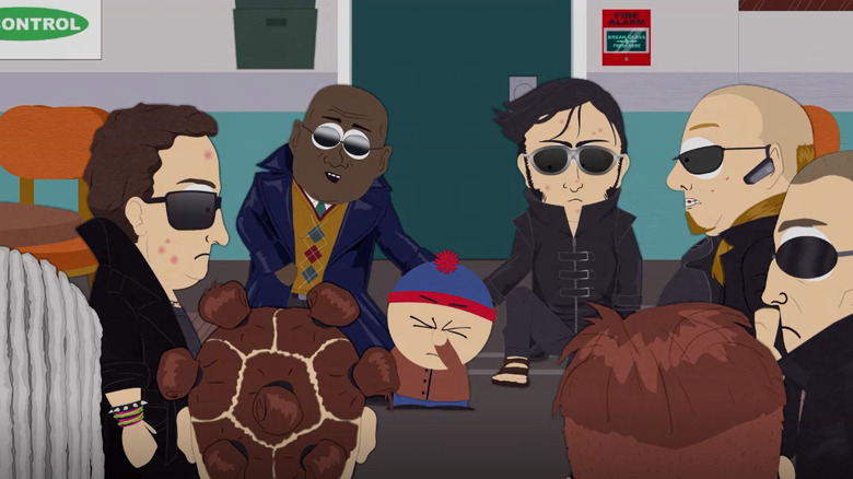 Stan with Matrix cast parody