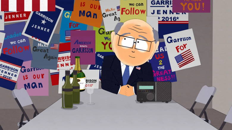 Garrison running for president