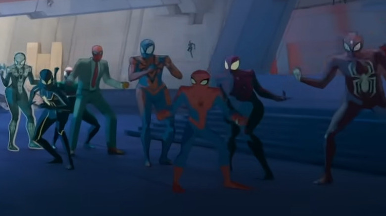 Spectacular Spider-Man with Spider Society members