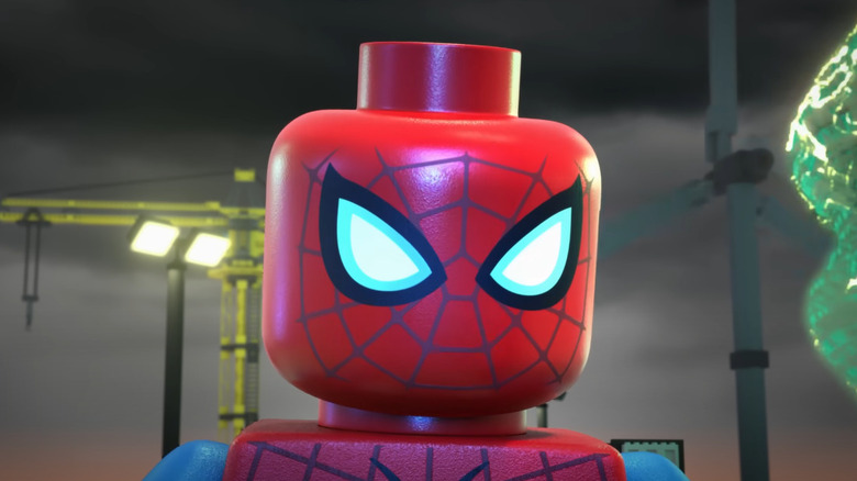 LEGO Spider-Man up close