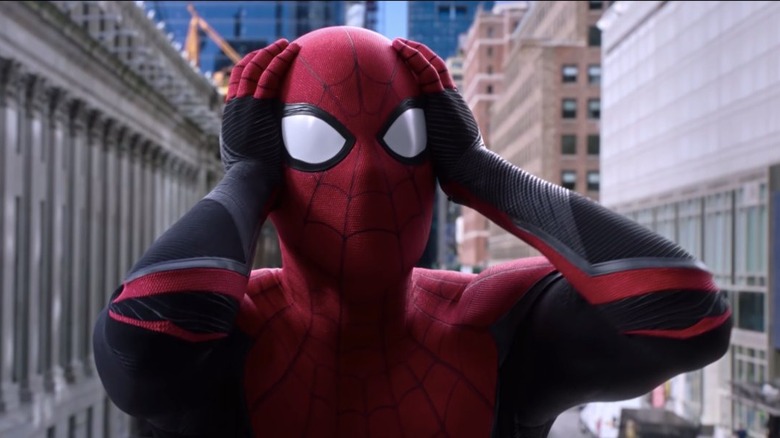 Spider-Man completely shocked