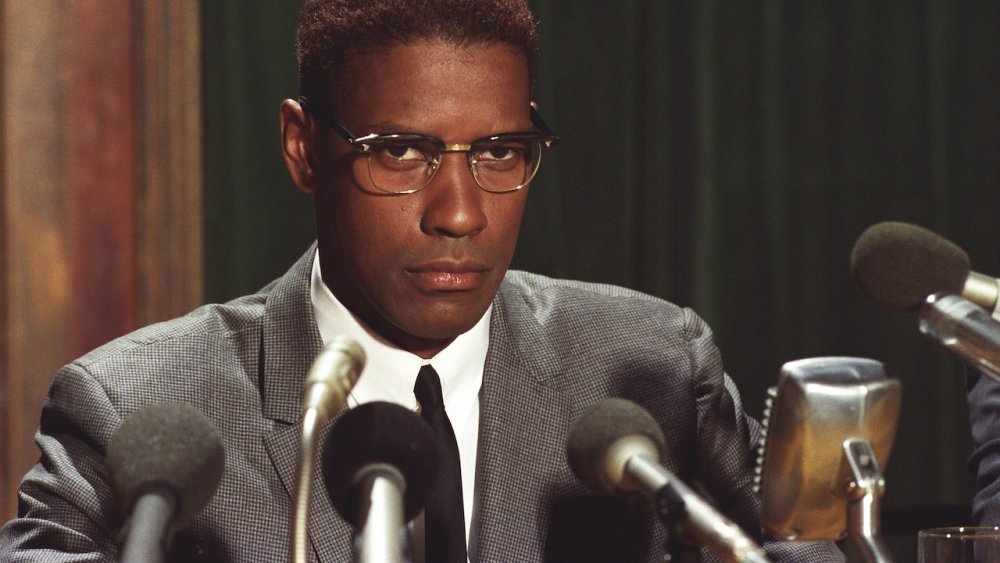 Denzel Washington as Malcolm X