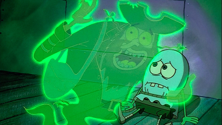 Flying Dutchman and ghost SpongeBob