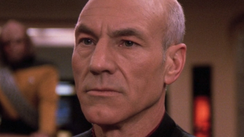 Captain Picard on the bridge