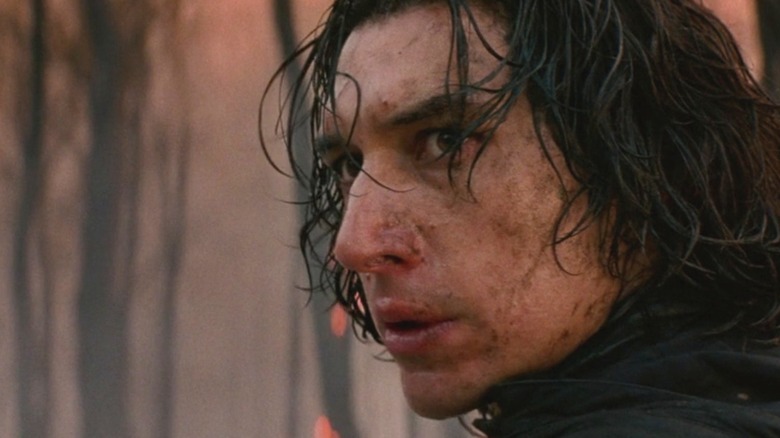 Kylo Ren stares