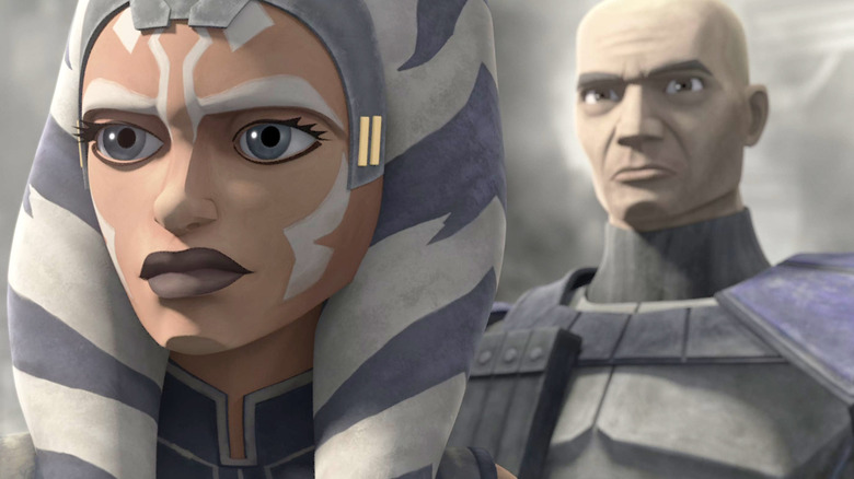 Ahsoka and Rex on Mandalore