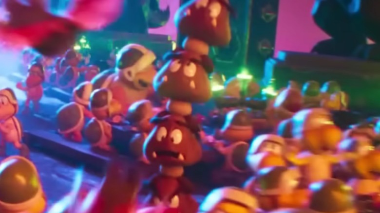 The Goombas stack themselves