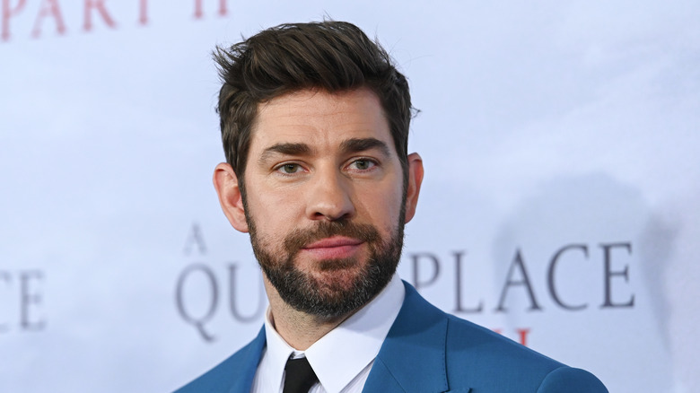 John Krasinski looking to the side