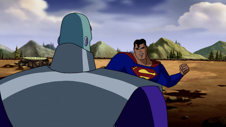 Superman fights Brainiac