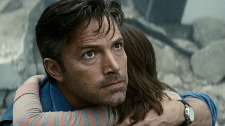 Bruce Wayne sees Superman for the first time