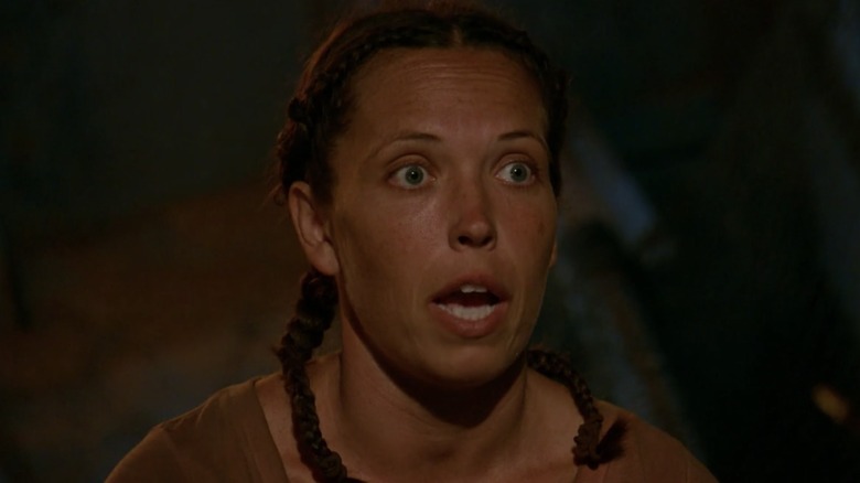 Survivor contestant talking