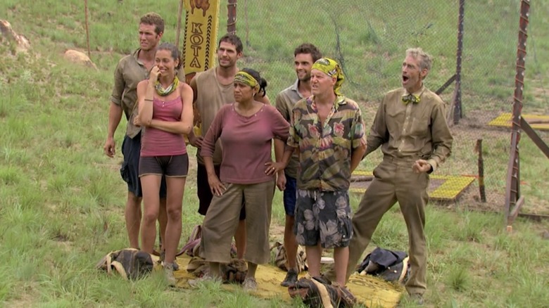 Survivor contestants together