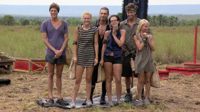 Survivor contestants together