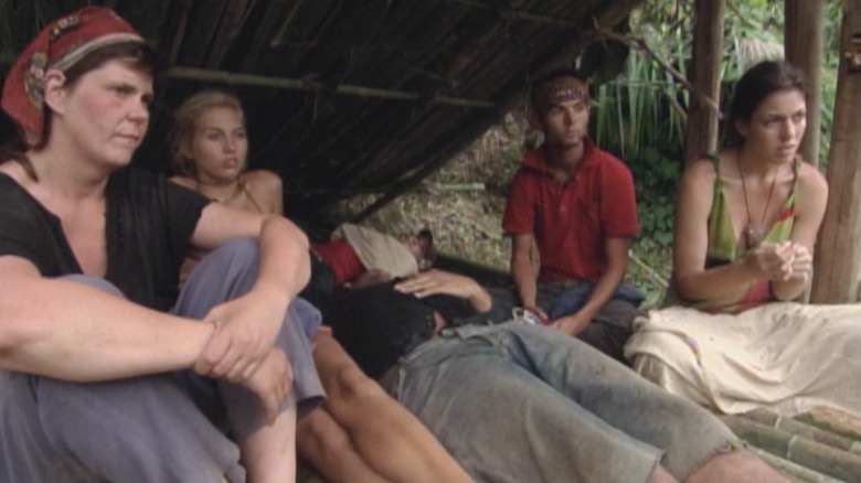 Survivor contestants together