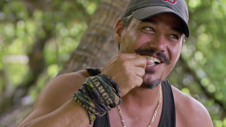 Survivor contestant laughing