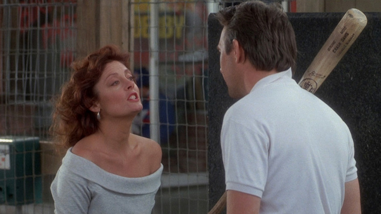 Annie yells at Crash in "Bull Durham" (1988)