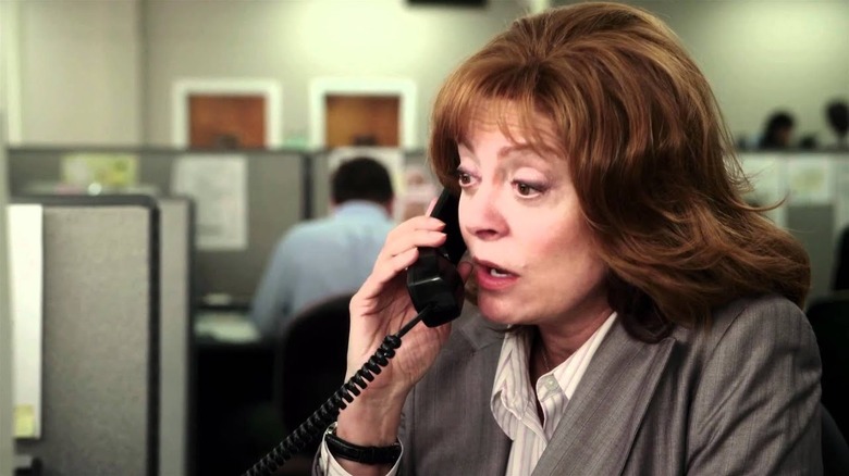 Sharon on the phone in "Jeff, Who Lives at Home" (2012)