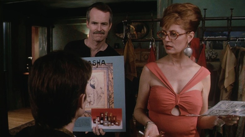 Ann and Robert show a client an ad in 1992's "Light Sleeper"