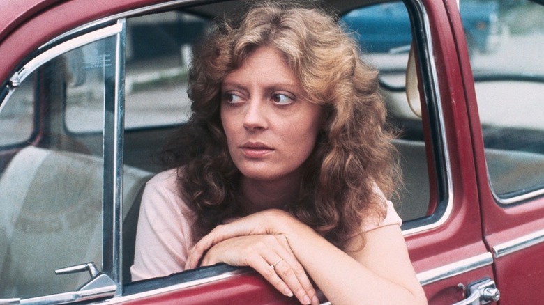 Chloe looks out a car window in "One Summer Love" (1976)