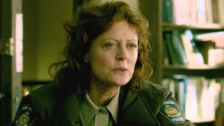 Susan Sarandon squints in cop uniform